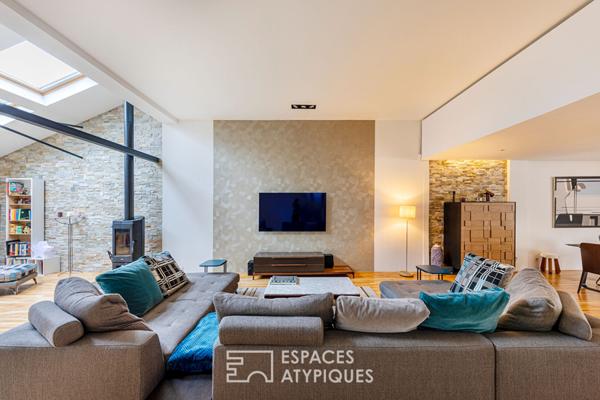 Prestations haut de gamme ! Loft spacieux et lumineux avec jardin paysagé à Deuil-la-Barre