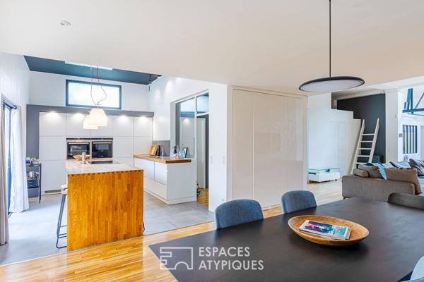 Prestations haut de gamme ! Loft spacieux et lumineux avec jardin paysagé à Deuil-la-Barre