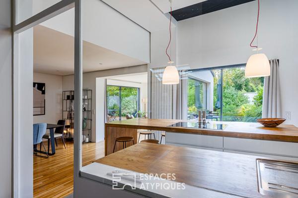 Prestations haut de gamme ! Loft spacieux et lumineux avec jardin paysagé à Deuil-la-Barre