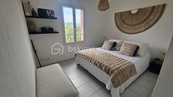 Au calme dans le lotissement résidentiel du Collet, particulièrement soigné et très bien entretenu, découvrez cette villa implantée sur un terrain de 279 m², offrant plus de 106 m² d’espaces intérieurs 
La villa est immédiatement habitable et a bénéficié de plusieurs améliorations récentes : sols refaits, peintures reprises et installation de deux climatisations réversibles, utilisées également pour le chauffage.

Son environnement résidentiel permet de profiter du calme tout en restant particulièrement bien connecté, avec un accès rapide à l’autoroute A8, aussi bien en direction de Nice que de Monaco.

Le véritable cœur de la villa est sa superbe pièce de vie avec cuisine équipée ouverte de plus de 45 m². Spacieuse et conviviale, elle s’ouvre directement sur environ 34 m² de terrasses, offrant une très belle vue dégagée sur les collines environnantes et prolongeant naturellement les espaces de vie vers l’extérieur. Un WC complète ce niveau.
L’espace nuit accueille 3 chambres avec placards, une salle de bains, une salle d’eau ainsi qu’un second WC indépendant. Une grande buanderie de 10,65 m², particulièrement pratique au quotidien, apporte un véritable espace supplémentaire de rangement.


Côté stationnement, autre atout majeur : un garage triple de 36,70 m², permettant d’accueillir jusqu’à trois véhicules.

Les points forts:
-Villa individuelle non mitoyenne
-Terrain de 279 m²
-Plus de 106 m² d’espaces intérieurs.
-96 m² mesurés
-Pièce de vie avec cuisine ouverte de 45 m²
-Environ 34 m² de terrasses
-Vue très dégagée sur les collines
-3 chambres
-Salle de bains + salle d’eau
-2 WC indépendants
-Buanderie de 10,65 m²
-Garage triple de 36,70 m²
-2 climatisations réversibles
-Double vitrage
-DPE C – GES A

Accès rapide à l’A8 – Nice / Monaco

Taxe foncière : environ 2 194 € / an