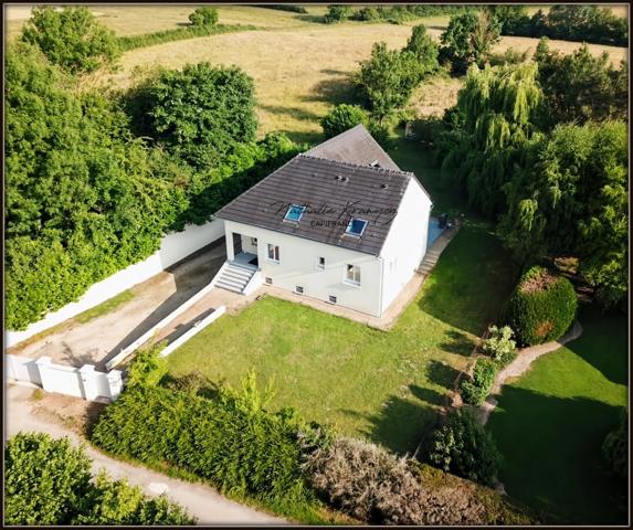 Proche de RETHEL (08) Maison contemporaine de 2009 avec 1491m² de terrain, sous-sol total