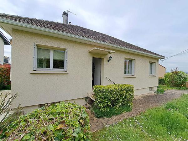 Belle maison de plain pied à LIMAY de 3ch sur un sous-sol total et terrain de 900m²