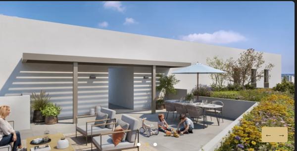 Appartement neuf programme NEO7, T4, 3 chambres, avec terrasse, garage inclus