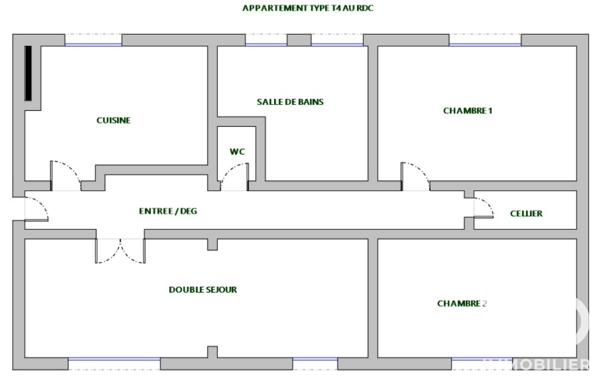 Appartement à vendre 4 pièces 66,65 m² Le Kremlin-Bicêtre