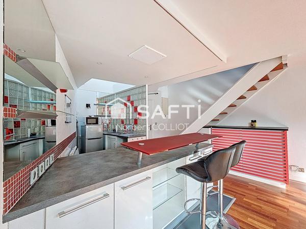 Guyancourt centre ville 2P duplex de charme