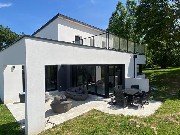 Melgven maison contemporaine de 150 m² sur un terrain de 1862 m²