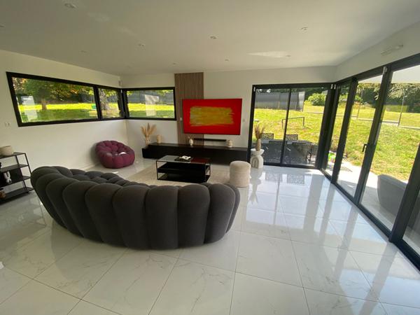 Melgven maison contemporaine de 150 m² sur un terrain de 1862 m²