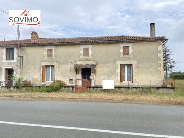 DANS UN HAMEAU, ANCIENNE MAISON DE CAMPAGNE, À RAFRAICHIR, TERRAIN CLOS