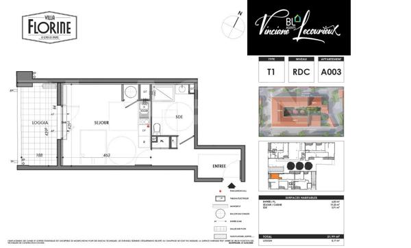 T1 – À 189 000 € 