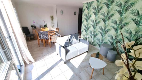 Appartement T4 lumineux avec grand balcon filant, cave et garage