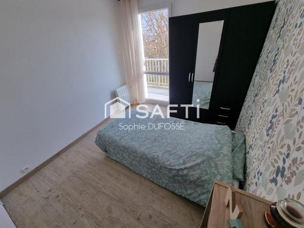 Appartement T4 lumineux avec grand balcon filant, cave et garage