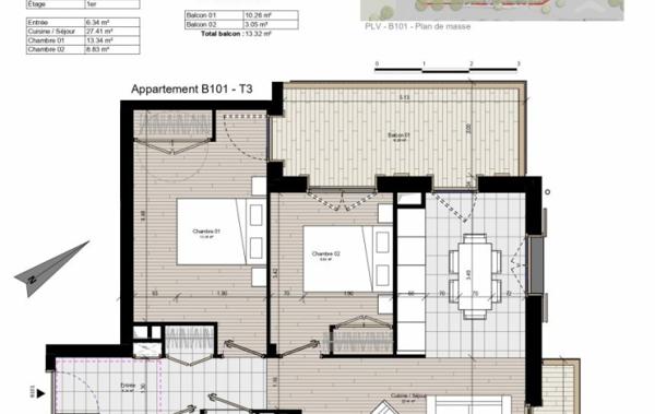 Vente Appartement P3 B101 - Alpesia Samoens   