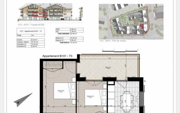 Vente Appartement P3 B101 - Alpesia Samoens   