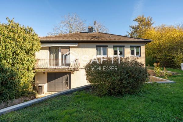 Maison individuelle sur sous-sol au calme avec un jardin de 800 m2