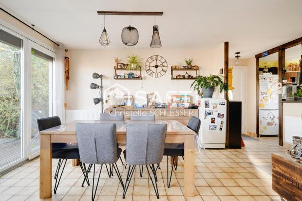 Maison individuelle sur sous-sol au calme avec un jardin de 800 m2