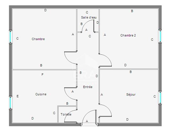 Sèvres - 3 pièces 57,86 m², balcon, vue panoramique - Immeuble de caractère