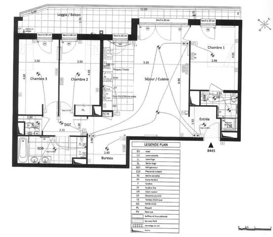 Appartement 4 pièces 95 m2