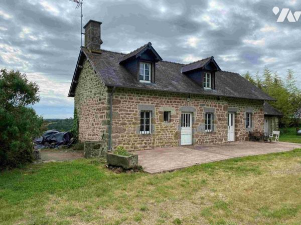 SAINT AUBERT SUR ORNE: Maison en pierres sur 3 231 m² de terrain