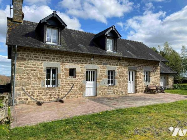 SAINT AUBERT SUR ORNE: Maison en pierres sur 3 231 m² de terrain