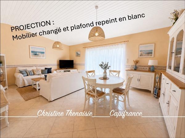 Maison à vendre 4 pièces Plain-Pied - 3 chambres - Garage - SAINT HILAIRE DE RIEZ (85)