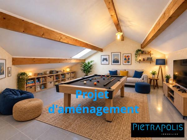 PIERRE-BÉNITE – MAISON FAMILIALE 4 CHAMBRES, JARDIN CLOS ET GARAGE