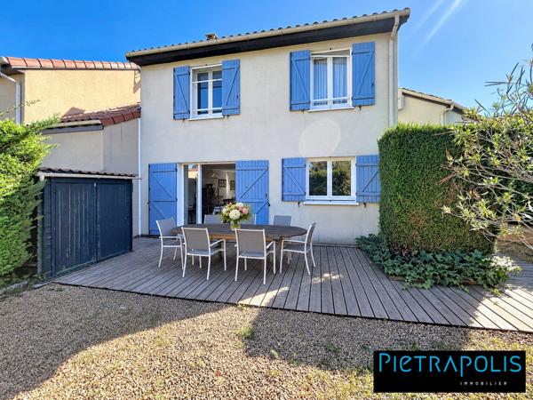 PIERRE-BÉNITE – MAISON FAMILIALE 4 CHAMBRES, JARDIN CLOS ET GARAGE