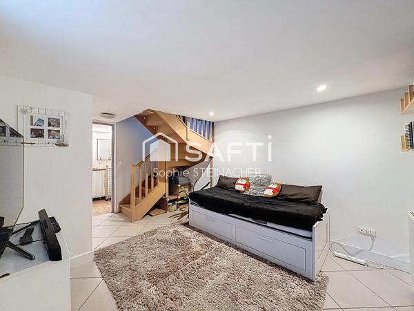 Maison 3 chambres, 15 min gare,  parking, DPE D