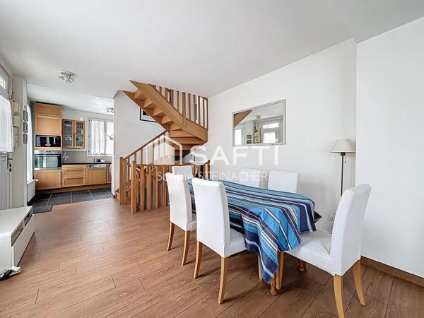 Maison 3 chambres, 15 min gare,  parking, DPE D