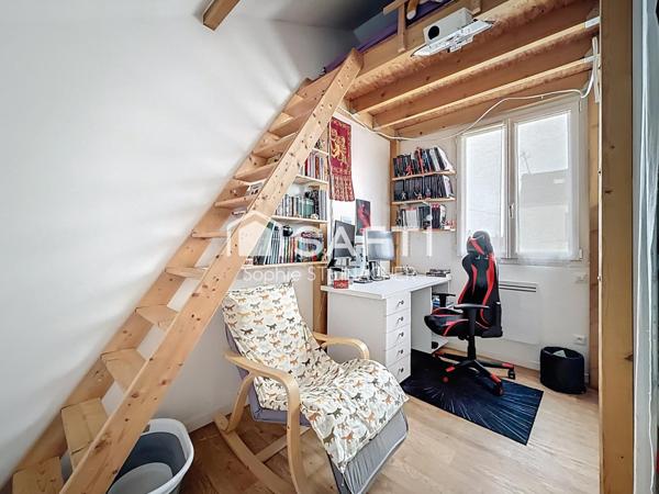 Maison 3 chambres, 15 min gare,  parking, DPE D