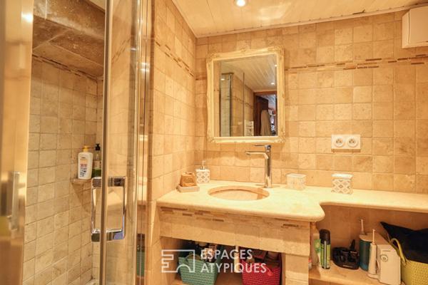 Maison de village avec vue panoramique et jardin