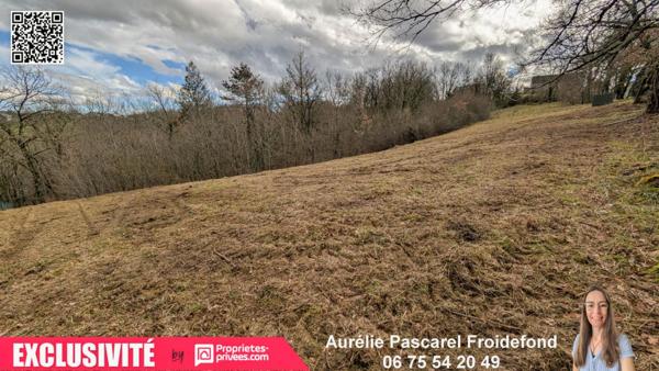 5 min de Brive - Terrain CONSTRUCTIBLE TOUT-A-L'EGOUT - 3100 m2 - 44 990 euros