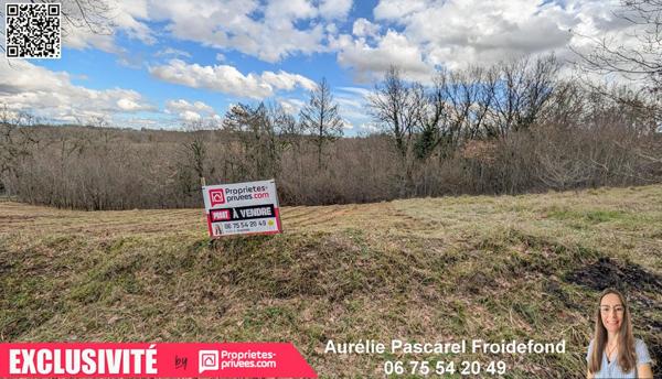 5 min de Brive - Terrain CONSTRUCTIBLE TOUT-A-L'EGOUT - 3100 m2 - 44 990 euros