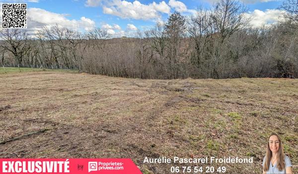 5 min de Brive - Terrain CONSTRUCTIBLE TOUT-A-L'EGOUT - 3100 m2 - 44 990 euros