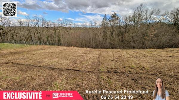 5 min de Brive - Terrain CONSTRUCTIBLE TOUT-A-L'EGOUT - 3100 m2 - 44 990 euros