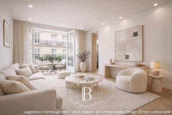 Paris 16ème, Appartement 2 Chambres -  100 m² à vendre