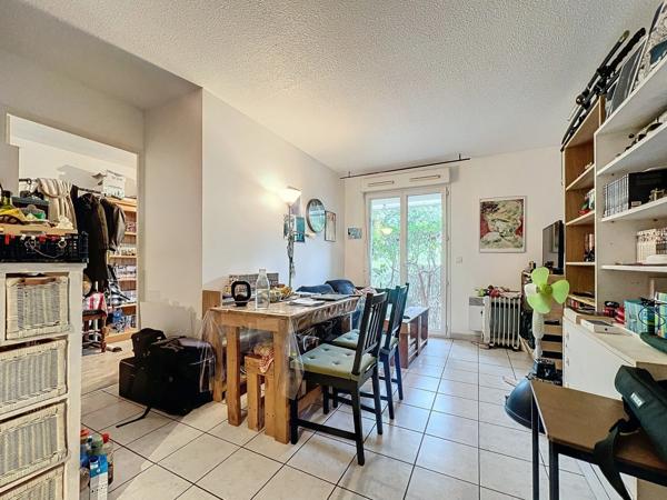 Appartement à vendre 2 pièces de 33,60 m2 + Jardin + Parking sécurisé - MONTPELLIER (34) Hôtel du département