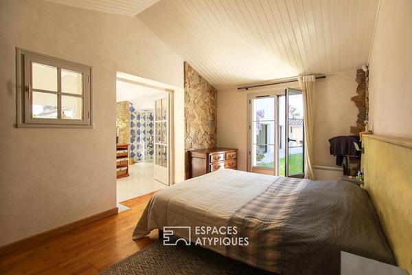 Maison d’architecte et son jardin proche des plages