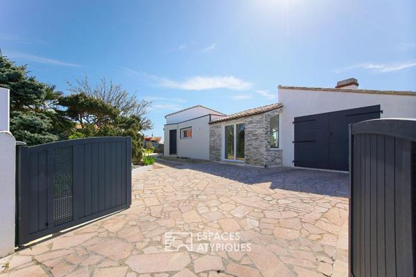 Maison d’architecte et son jardin proche des plages