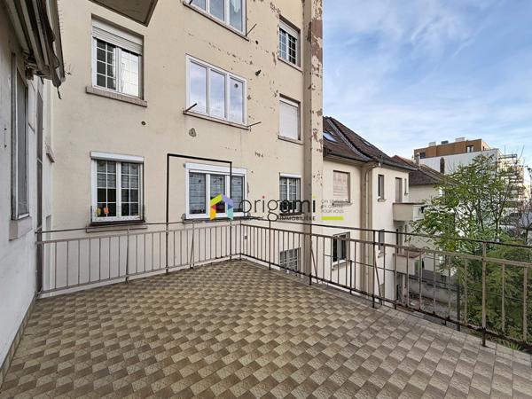 NEUDORF - Spacieux 2P traversant