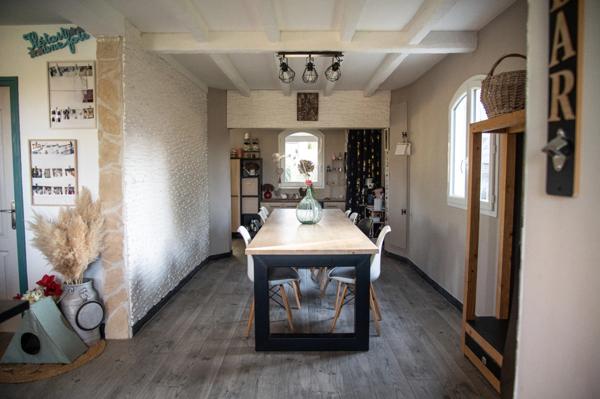 Maison 121m² + Studio 23.50m² et piscine à vendre proche de COTEAUX-DU-BLANZACAIS (16)