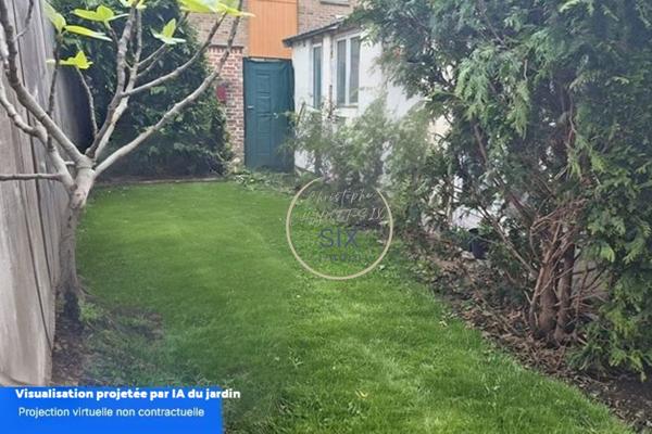 À vendre - Maison mitoyenne 1 côté, 3 pièces située à Faches-Thumesnil (59155)