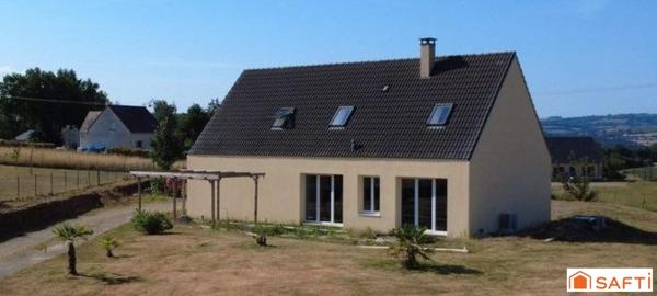 Pavillon 114 m², 5 chambres, terrain 2352 m², Ménil Hubert sur Orne