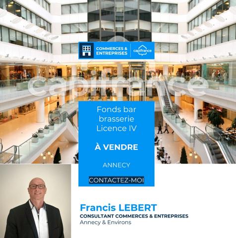 Fonds de commerce à vendre hyper centre ANNECY (74)