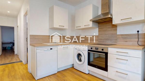 Appartement T4 rénové – Vendu meublé – Investissement locatif