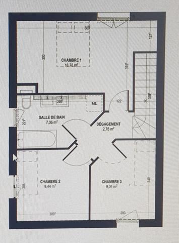 Maison jumelée 91 m² + jardin + terasse+ garage  à vendre 4 pièces HOLTZHEIM (67)