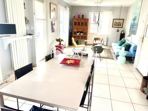 Maison familiale avec piscine et terrain aboré de 700 m²