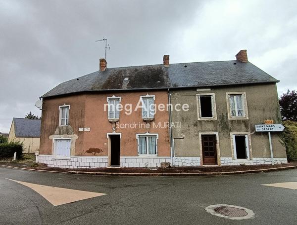 Maison à SAINT-GERMAIN-DE-COULAMER, 53700 - 8 pièces 170m²