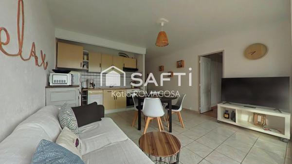 Appartement 3 pièces avec balcon - Quartier Port St Cyprien