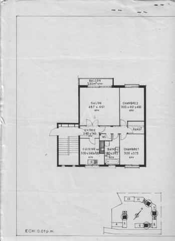 Appartement Type 3 Centre Lannion