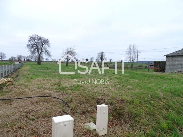 Terrain viabilisé 1000m²